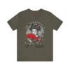 Tshirt army de mujer china tradicional, con el texto, en español y mandarín, Ojos Chinos El Gran Combo de Puerto Rico.